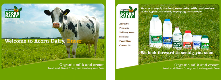 acorn dairy website